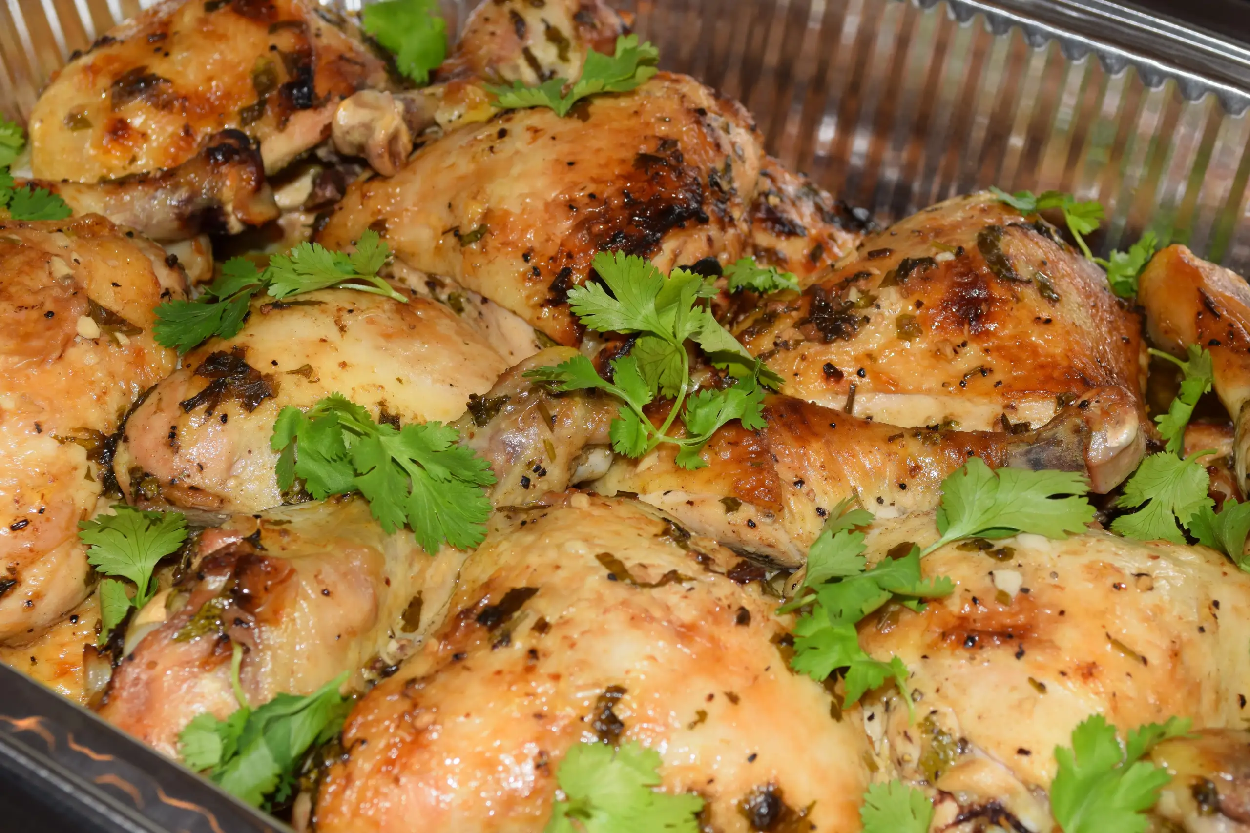 Cilantro Honey Chicken Scaled